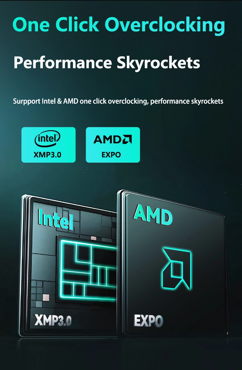 Desktop Memory 6000MHz 6400MHz Gaming RAM for PC Build