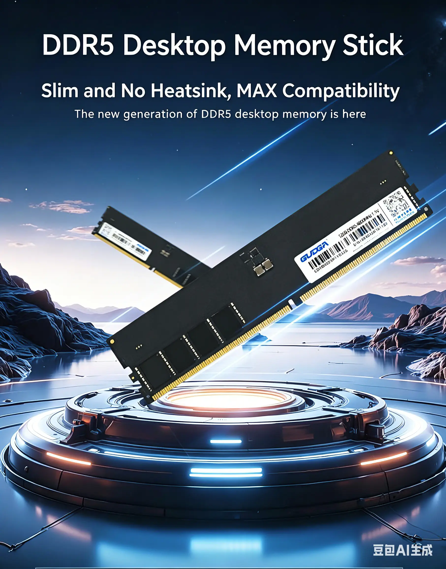 Desktop Memory 6000MHz 6400MHz Gaming RAM for PC Build